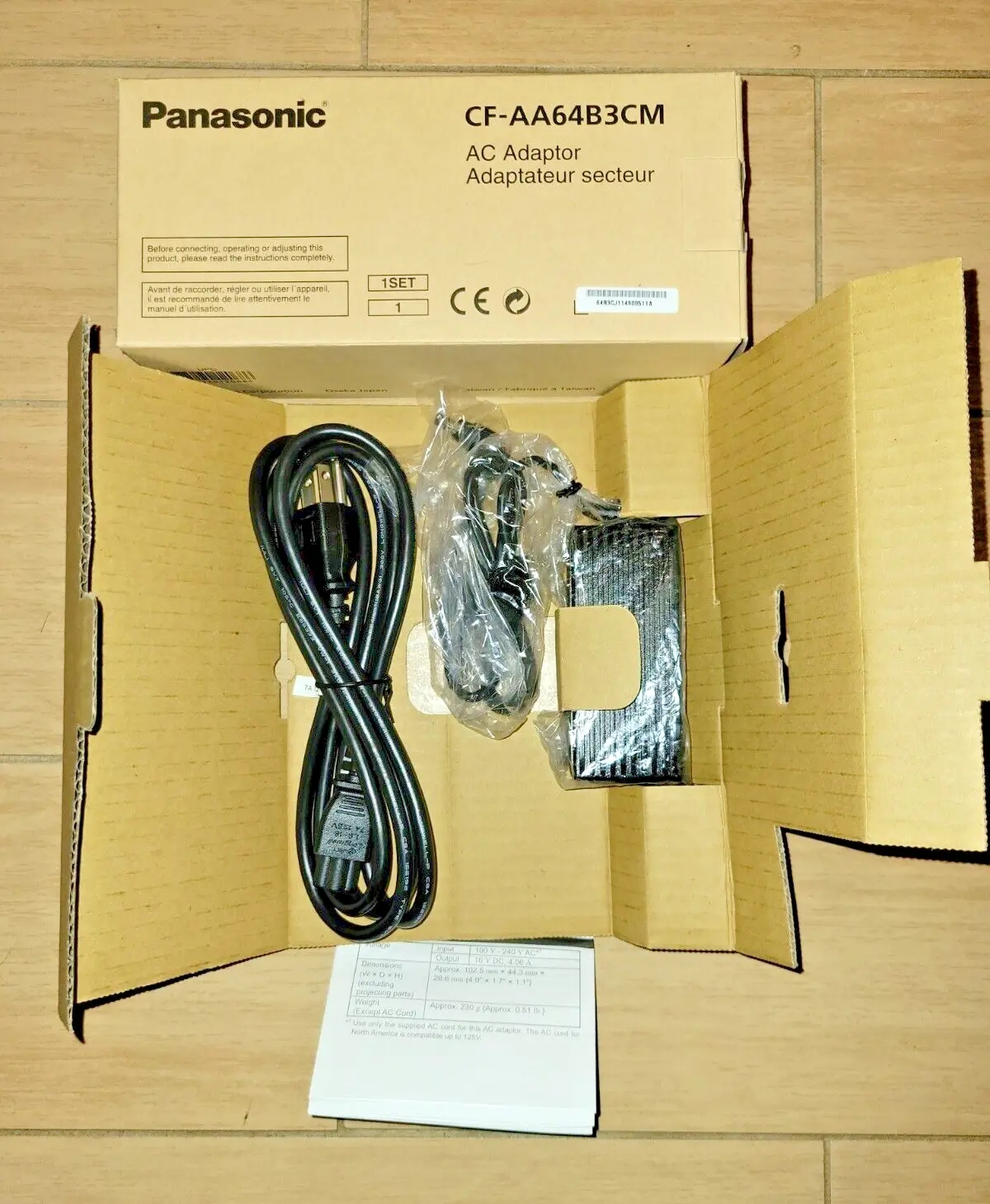 *Brand NEW*Original Panasonic CF-AA64B3CM 16V 4.06A AC/DC Adaptor Charger Power Supply